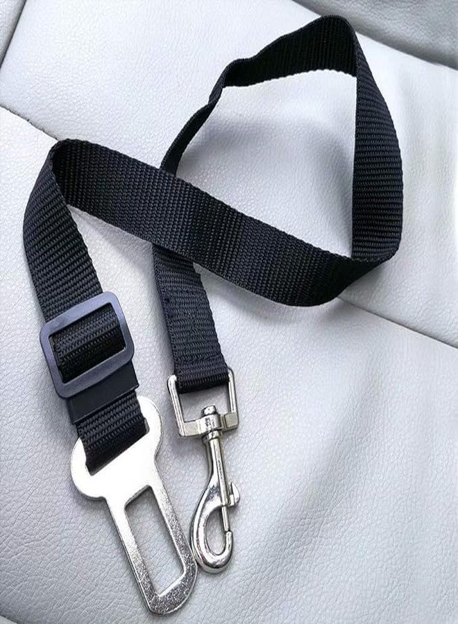 BLURISM Dog Seatbelt, 2 Pack Dog Seat Belt, Pets Dog Car Harness Safety Nylon Fabric Adjustable Dogs Seat Belts Tether with Stainless Hook & Clip for Cars, Trucks, Travel - Image 5